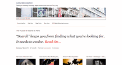 Desktop Screenshot of culturalexception.com